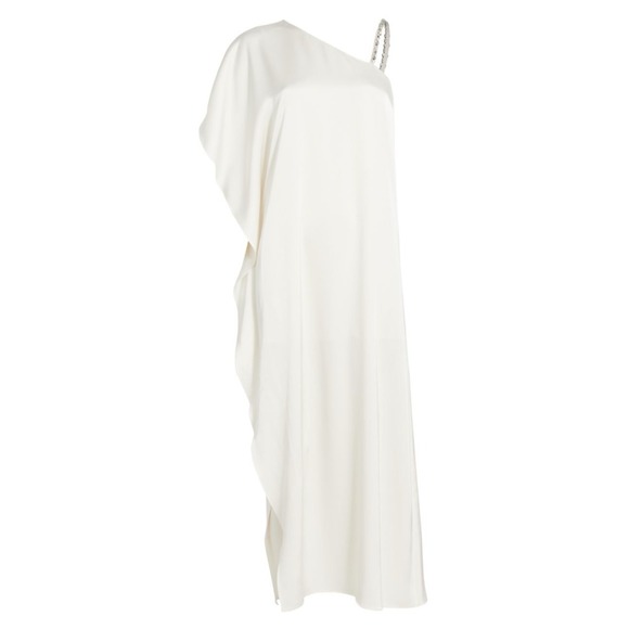 Alice + Olivia Dresses & Skirts - Alice + Olivia NEW Tae Crystal Strap Maxi Dress in Ecur/Cream Size 0 MSRP $695